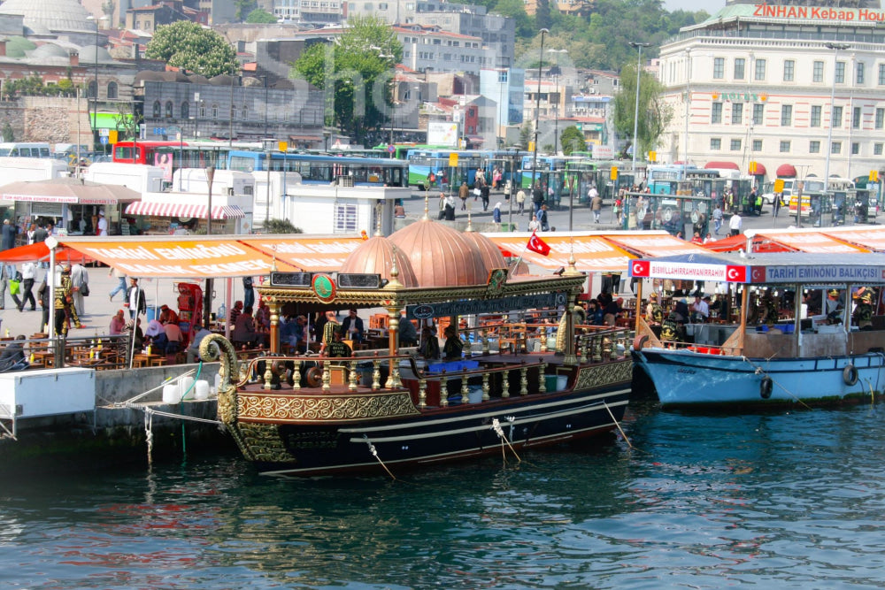 Digitale Foto Boats At Bosporus Istanbul Fotografie & Prints