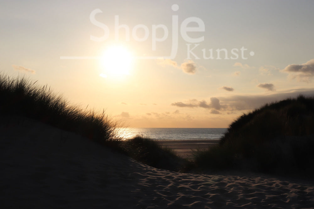 Digitale Foto Duinen Normandië Frankrijk Fotografie & Prints