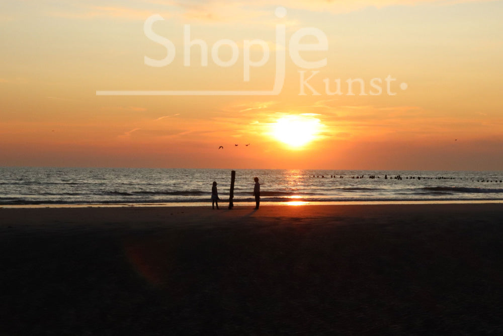 Digitale Foto Sunset Chemin De Lornel Plage Fotografie & Prints
