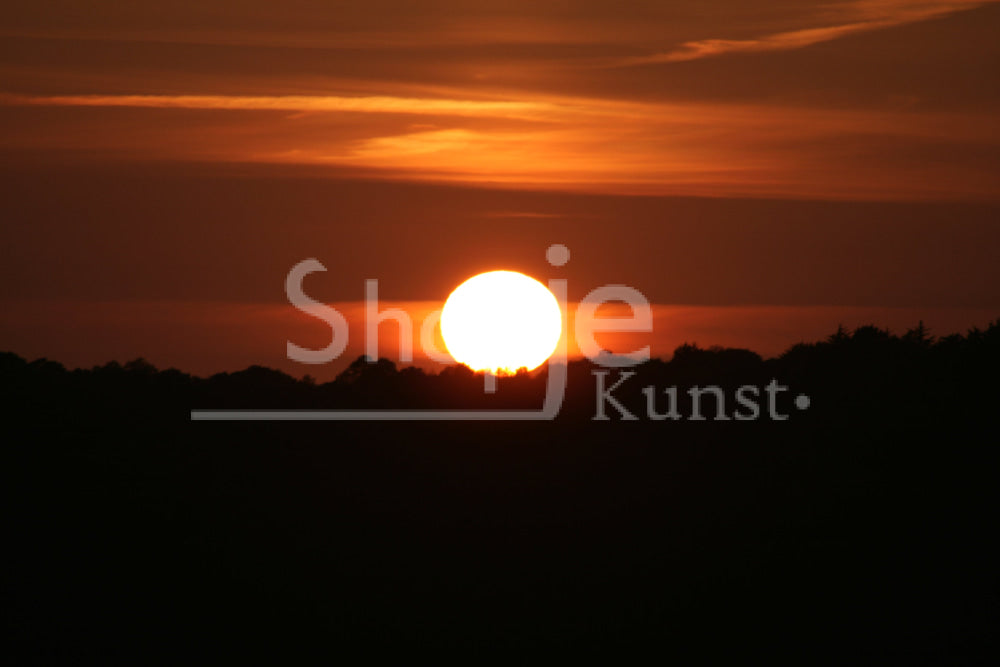 Digitale Foto Sunset In France Fotografie & Prints