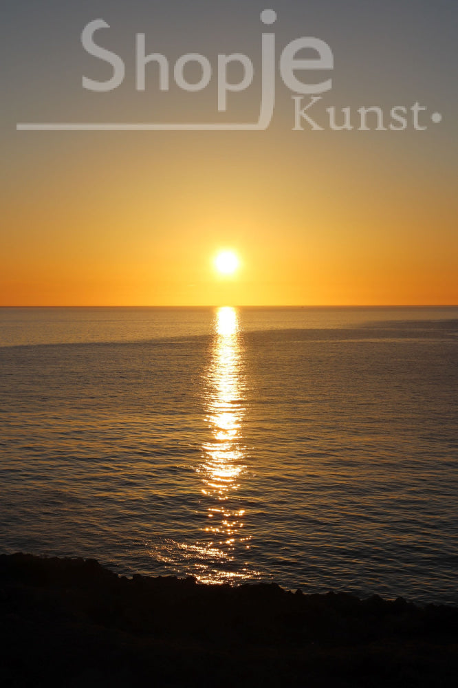 Digitale Foto Zonsondergang Ibiza Fotografie & Prints