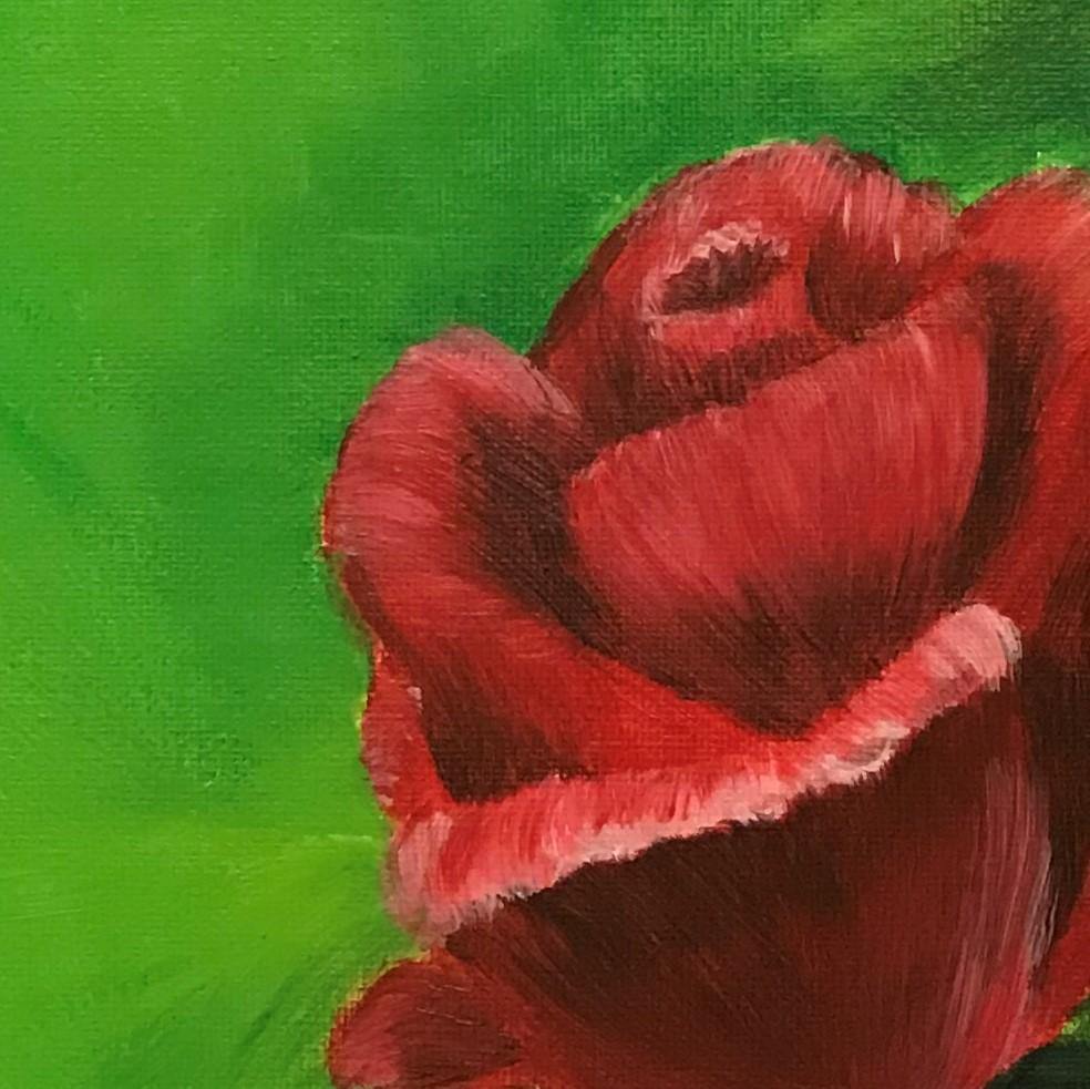 Roze rozen 50 x 80 CM - Shop je kunst