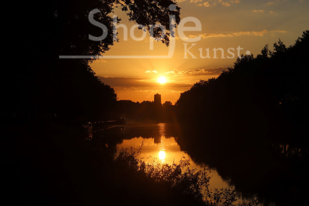 Digitale Foto Golden Hour Oirschot (Liggend) Fotografie & Prints