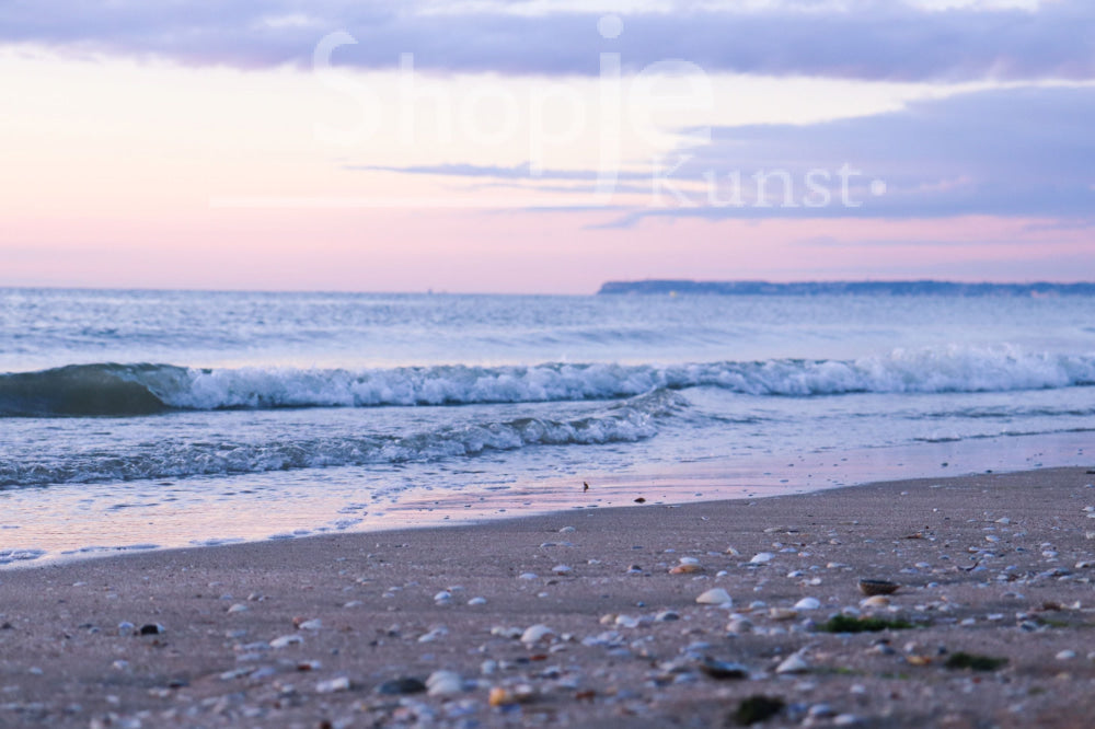 Digitale Foto Sunset Normandië Beach Fotografie & Prints