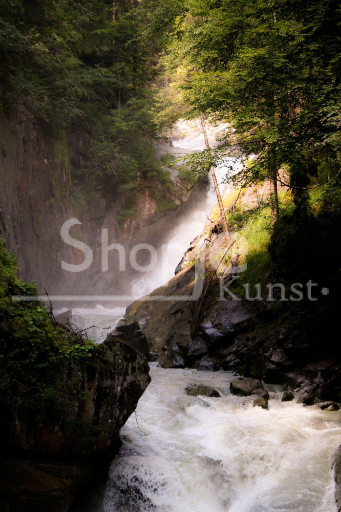 Waterfall op canvas - Shop je kunst